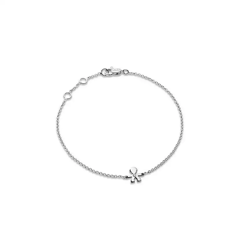 leBebè Le Briciole Baby Bracelet White Gold and Diamond - LBB337