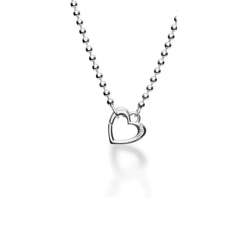 leBebè Lock Your Love Women's Necklace Silver - LBBA163