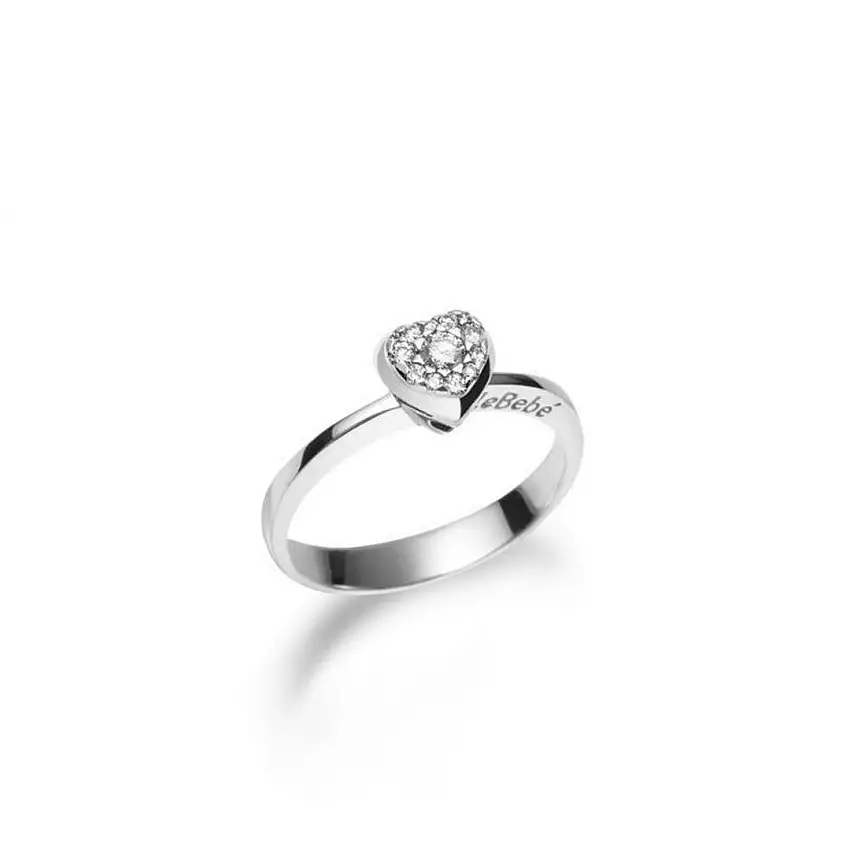 Women's Ring leBebè Gli Amori White Gold and Diamonds Baby - LBB115-14