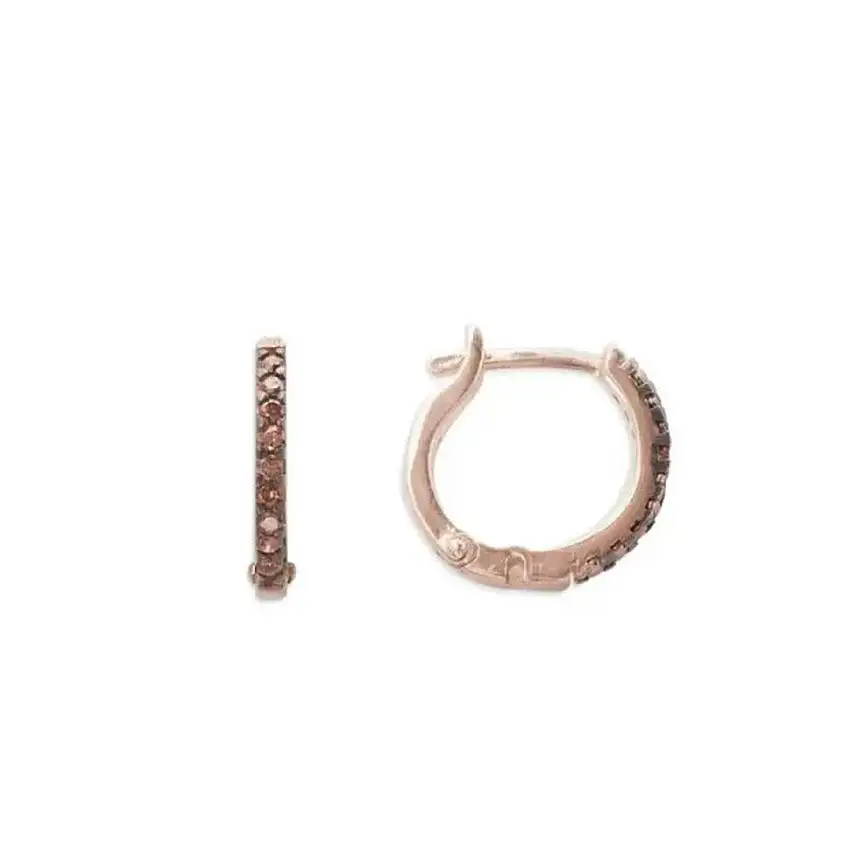 Alisei Women's Hoop Earring With Zirconia Tanzanite - O61