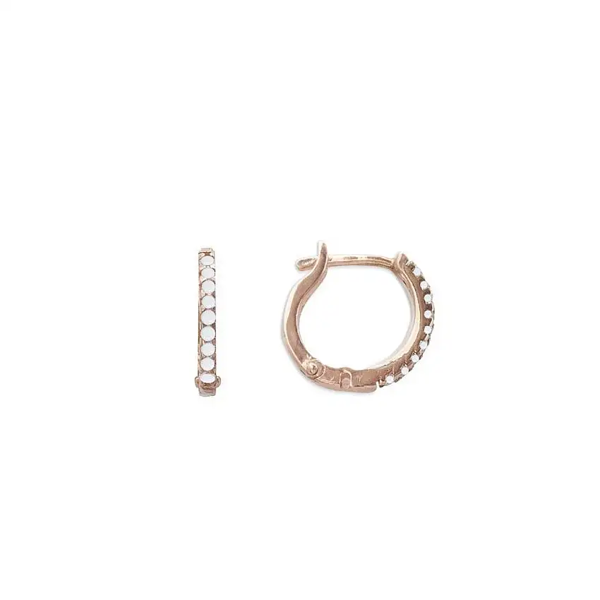 Alisei Women's Zirconia Hoop Earring - O139