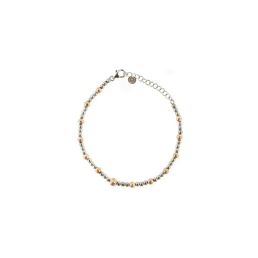 Alisei Women's Bracelet Hammered Mix Balls - B294