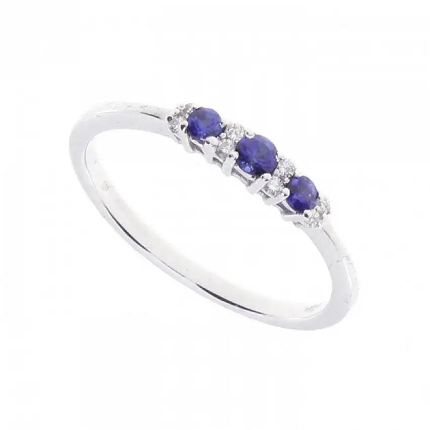 Bliss Women's Ring Diamonds and Sapphires - 20091705