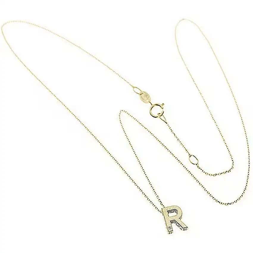 Bliss Necklace Women Letter R- 20090405