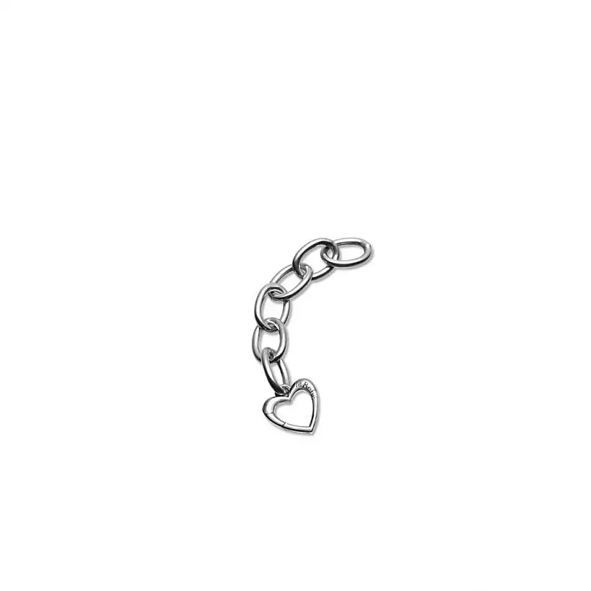 leBebè Women's Bracelet and Link with Heart-Shaped Carabiner - lbba160