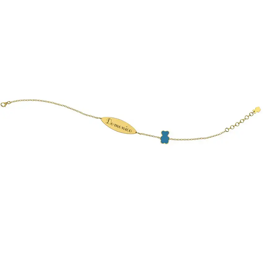 Nanan Women's Bracelet Tag. Bimbo 9Kt Gold - NGLD0006
