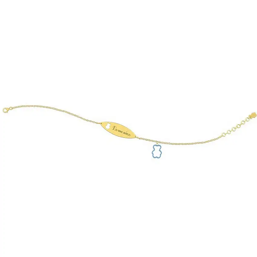 Nanan Children's Bracelet 9Kt Gold Plated - NGLD0049