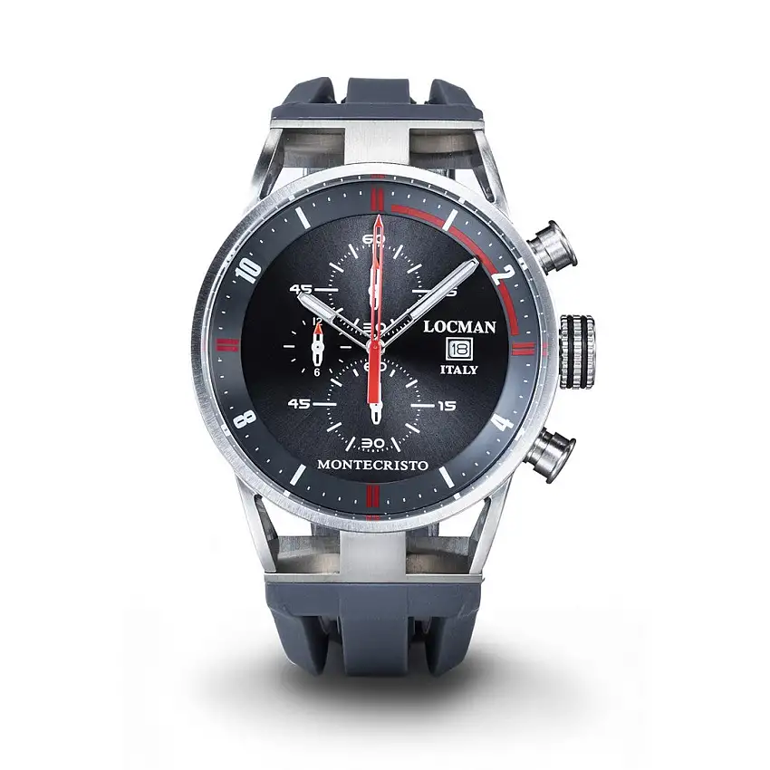 Locman Montecristo Chronograph Watch - 0510A07S-00GYRDSA