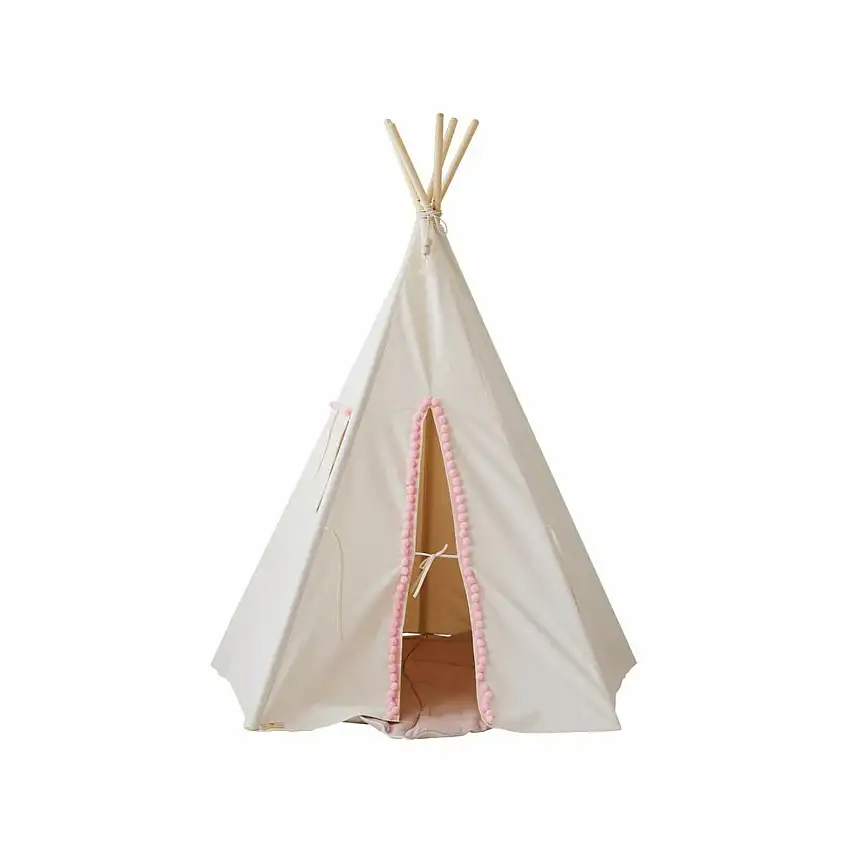 Tipi con pompons Moi Mili "Fluffy Pompoms"