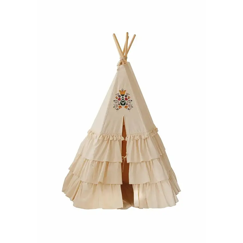 Tipi con volant per bambini Moi Mili "Folk"