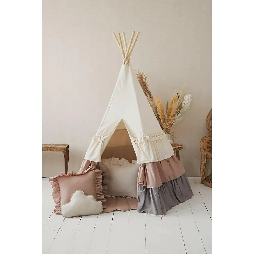 Tipi con volant per bambini Moi Mili "Powder Frills"