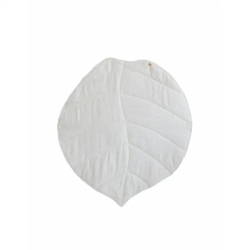 Tappeto di lenzuola per bambini Moi Mili "Blanc et Gris" [Misura 120 x 110 cm]