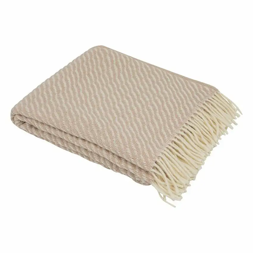 Coperta di lana Moi Mili "Sandy Beach" [Misura 130x170 cm]