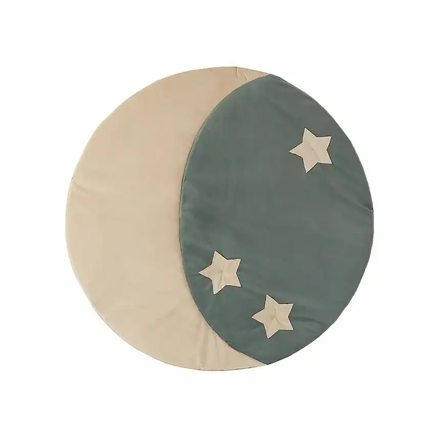 Tappeto luna in velluto per bambini Moi Mili "Devenir sombre à Berkeley Hills" [Misura 120x120 cm]