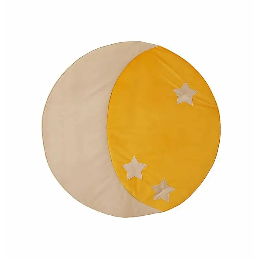 Tappeto luna in velluto per bambini Moi Mili "Marina Boulevard Walk" [Misura 120x120 cm]