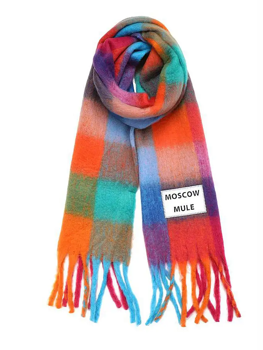 Maxi Sciarpa Moscow Mule Multicolore