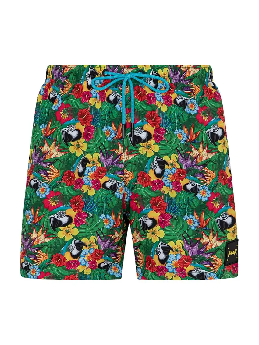 F**K Men's Swimsuit FK24-2050X18 Multicolor