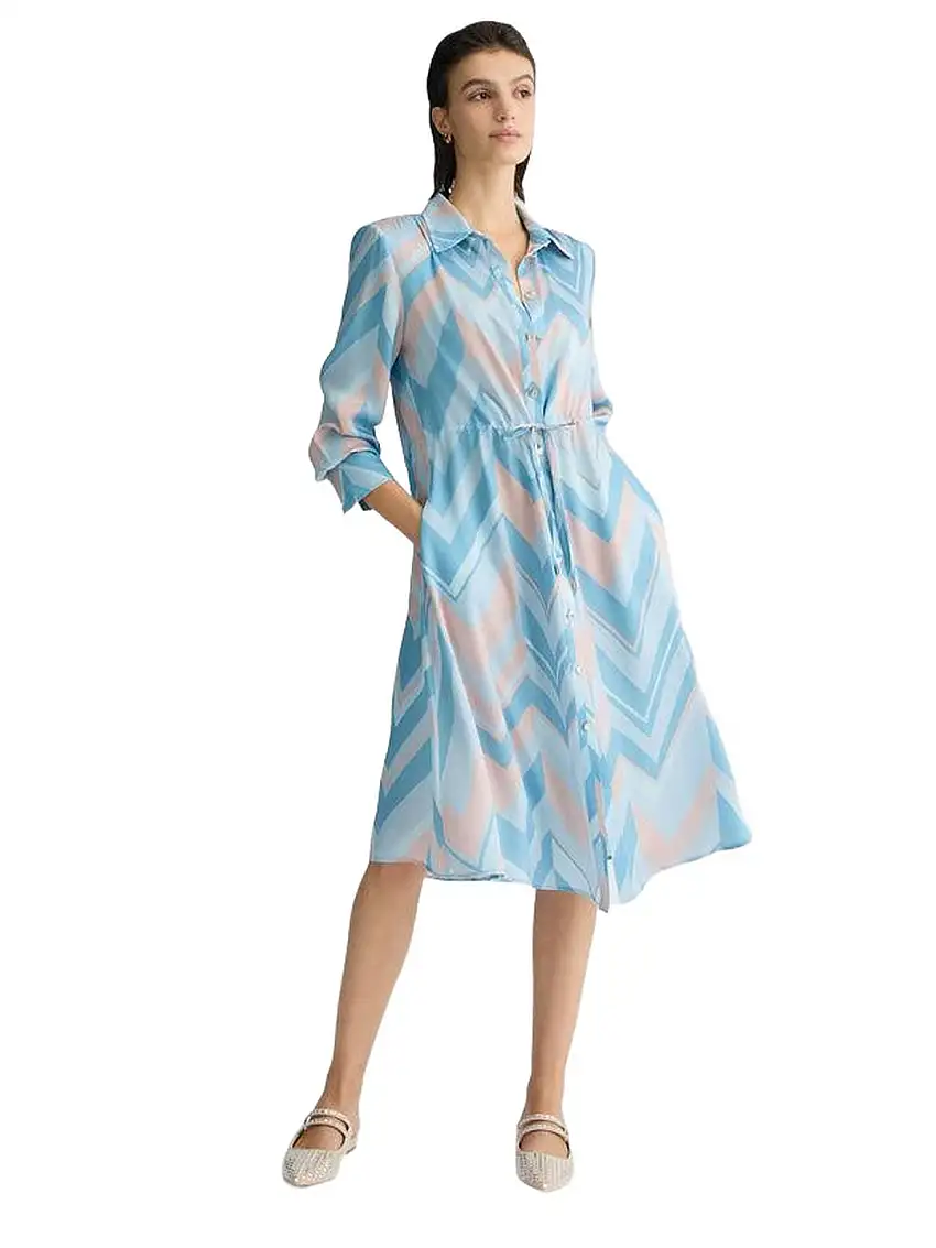 Liu Jo Women's Casual Dresses - Shirt Dress - Light Blue