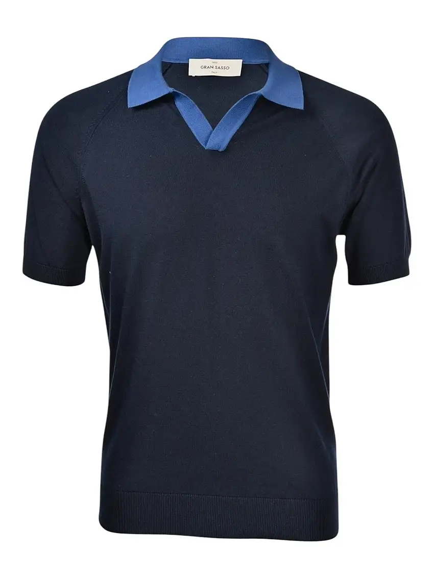 GRAN SASSO Men's Polo Shirt 57165/18045 598 Blue