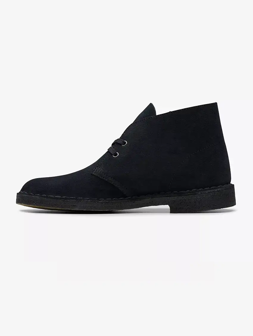 Stivaletto Desert Boot in Pelle Scamosciata Nero