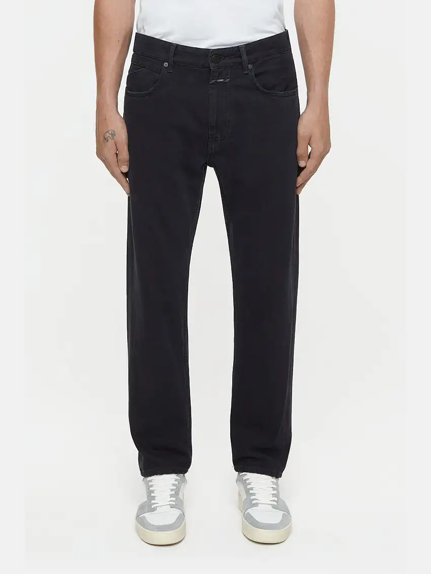 Jeans Regular Gamba Dritta Cooper True Nero