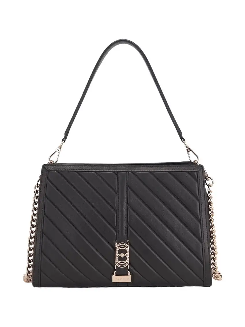 LA CARRIE Women's Bag Plumar 142P-TM-286-LEA BLA Black