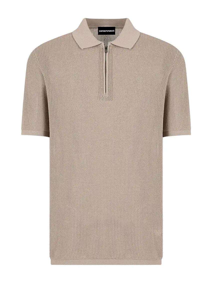 EMPORIO ARMANI Men's T-Shirt and Polo 3D1MXT 1MQCZ 0650 Beige