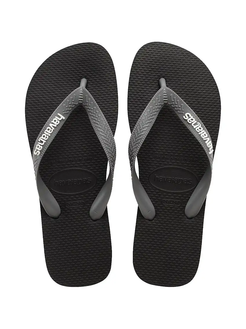HAVAIANAS Men's Flip Flops Hav. Logo Pop Up 4147522.6328 Black