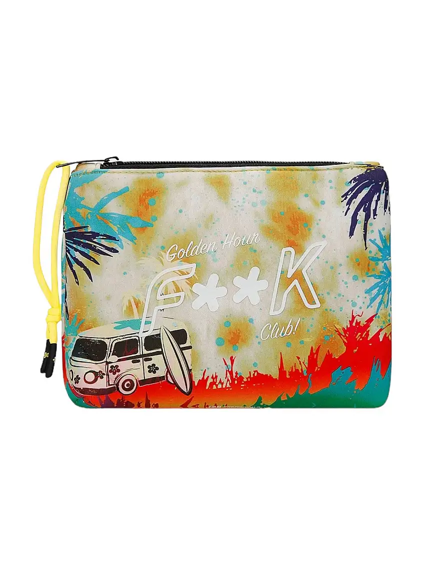 F**K Men's Clutch Bag FK24-A233X05 Multicolor