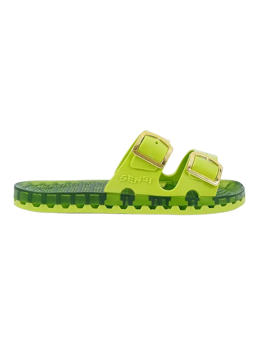 SENSI Women's Slipper La jolla flamingo 4151/FL 202 Green