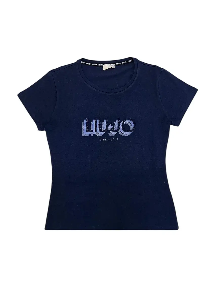 LIU JO SPORT Women's T-shirt TA5214JS003 M9509 Nuit noir/LiuJo