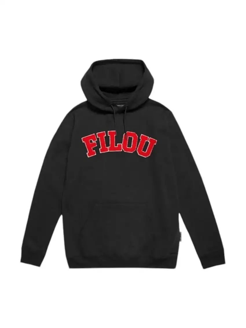 BARON FILOU Men's Sweatshirt CHENILLE FILOU XCII Black