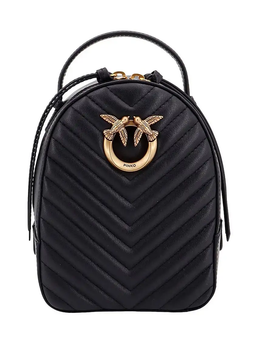 PINKO Women's Backpack Love Click Mini Backpack Vitel 103614-A1J2 Z99Q Black