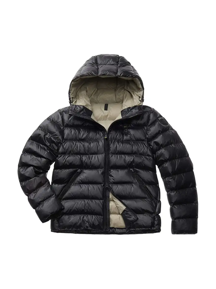 BLAUER Men's Down Jacket ADAMS 24WBLUC02055 005958 999EI Black