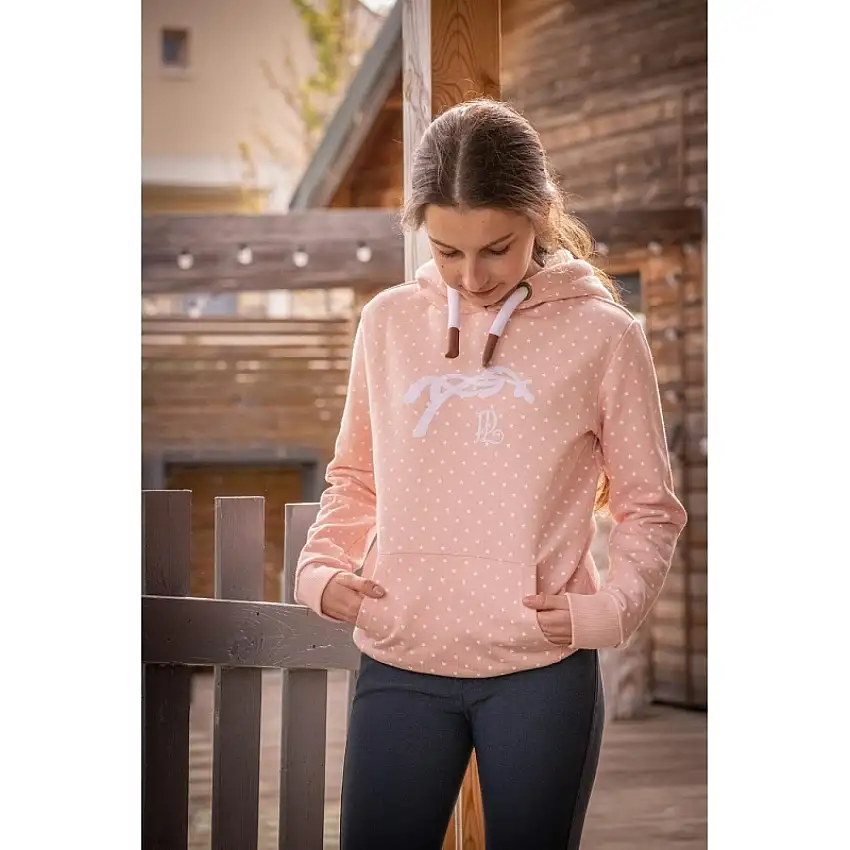 Felpa da equitazione per bambina Pénélope Ambre [Misura junior]