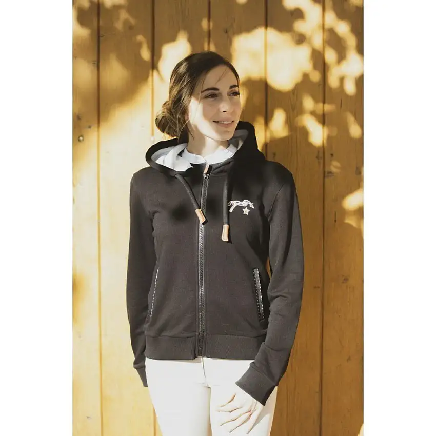 Felpa con zip da donna Pénélope Emy [Misura XS]