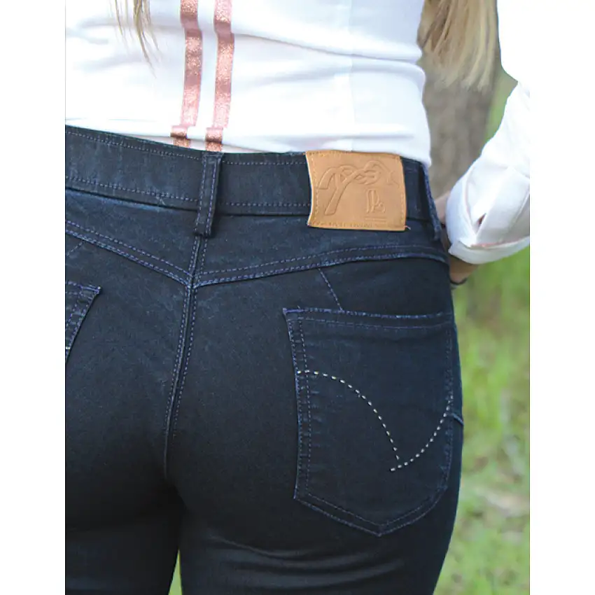 Pantaloni da equitazione in denim per bambina Pénélope