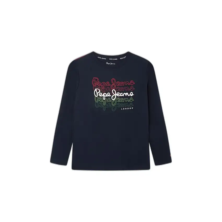 Maglietta a maniche lunghe per bambini Pepe Jeans Ramone