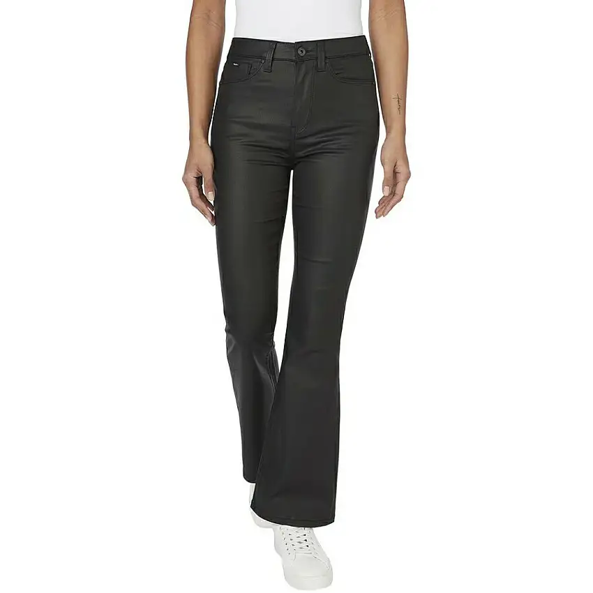 Pantaloni in pelle da donna Pepe Jeans Dion flare