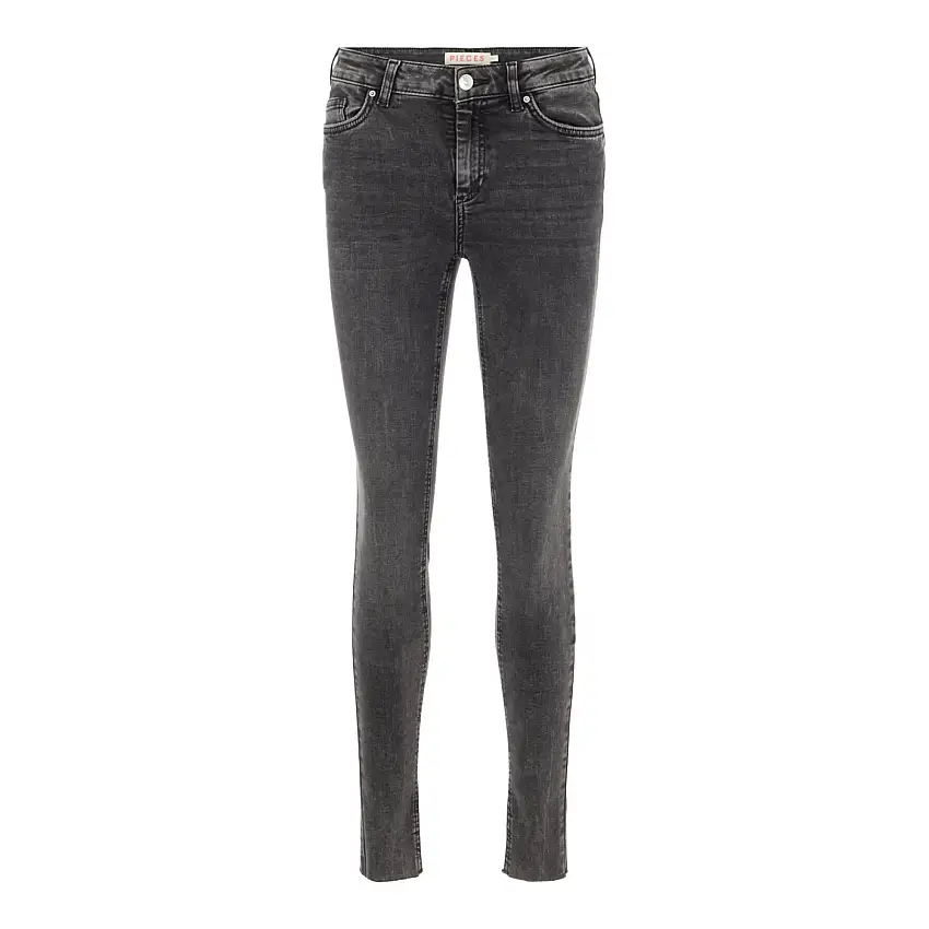 Jeans skinny crudi da donna Pieces Delly
