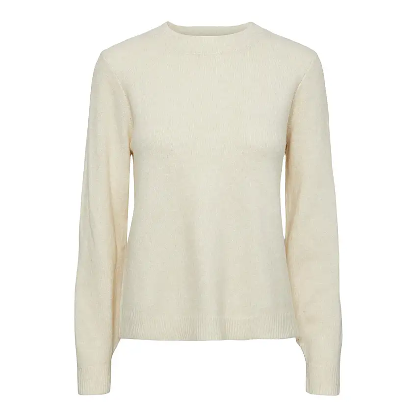 Maglione da donna in lana con scollo a o Pieces Janita