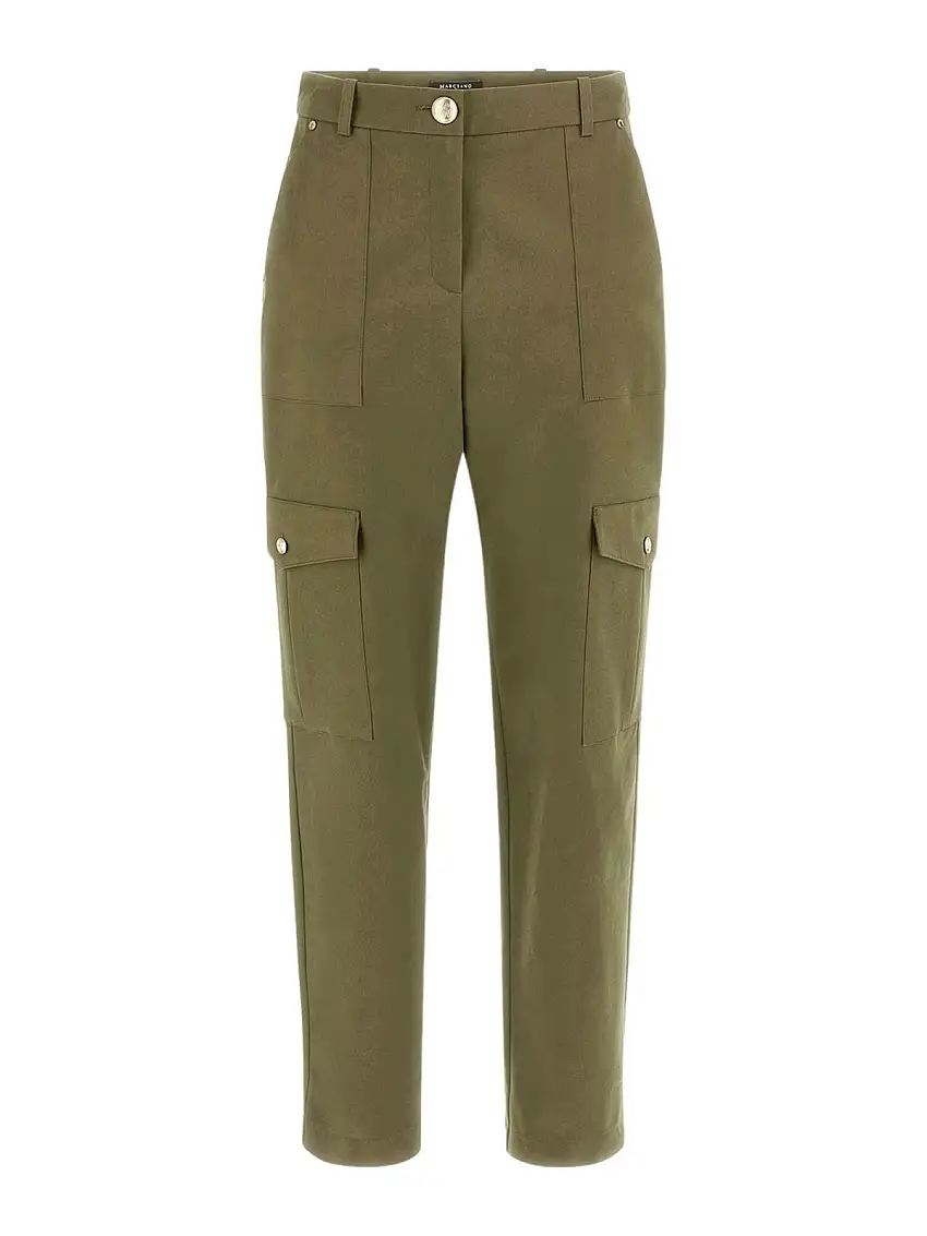 MARCIANO Women's Alice Cargo Pant 4YGB16 7124A G8F6 Green