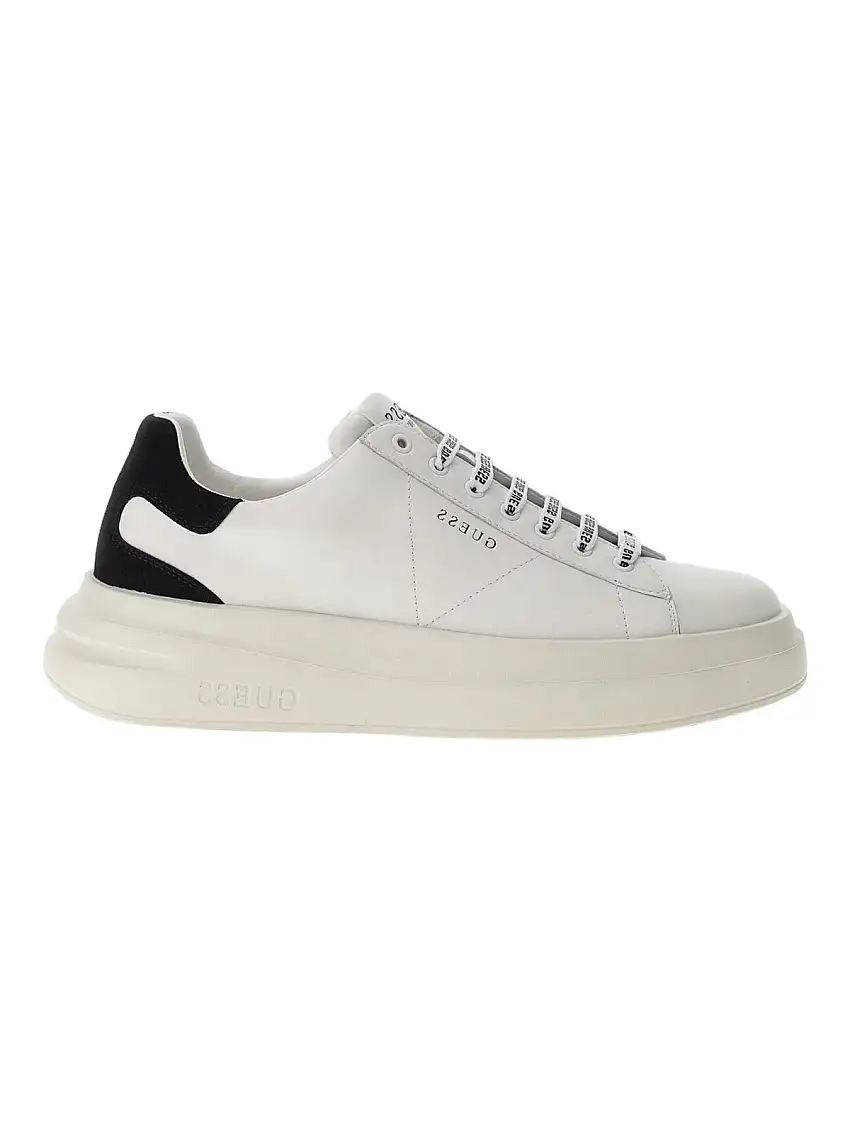 GUESS Men's Sneaker ELBA FMPVIB SUE12 WHIBK White