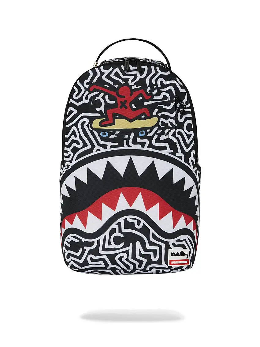 SPRAYGROUND Men's Backpack KEITH HARRING 3 BACKPACK 910B6914NSZ Black