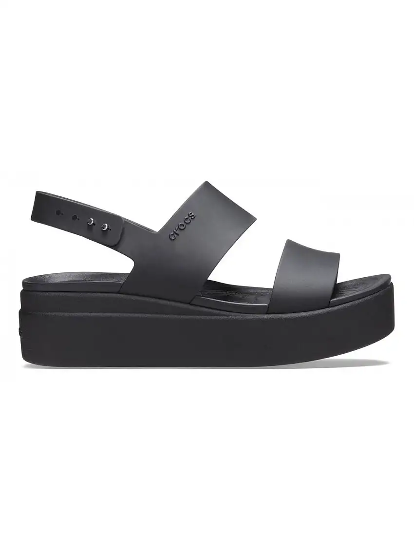 CROCS Women's Brooklyn low wedge sandal 206453 060 Black