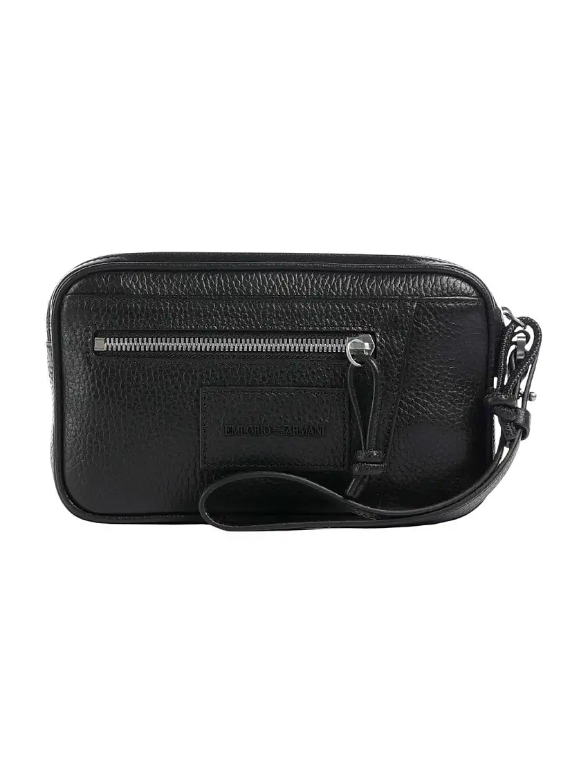 EMPORIO ARMANI Men's Clutch Bag EM000955 AF13396 UC001 Black