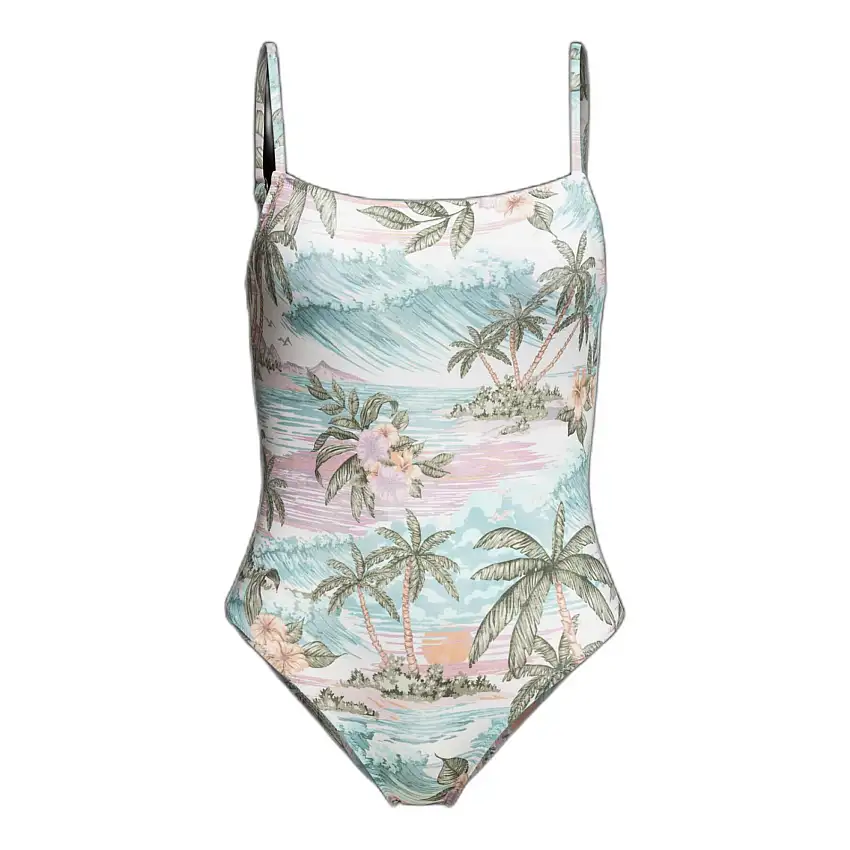 Costume da bagno a fascia 1 pezzo per donna Quiksilver Classic Aop