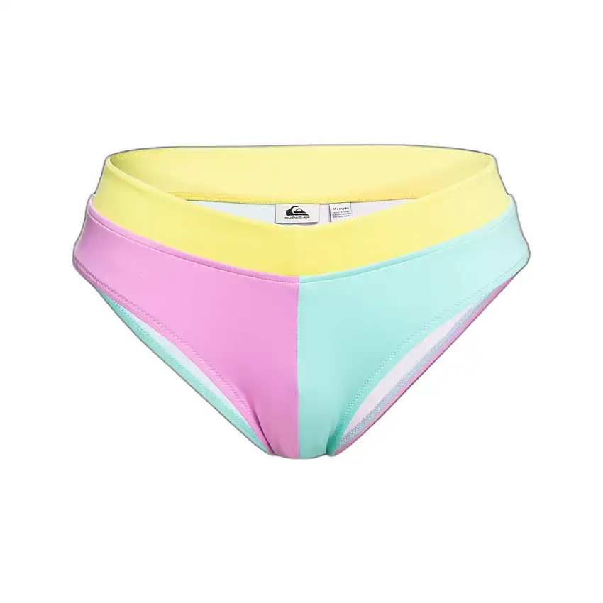 Slip per costume da bagno da donna Quiksilver Color Block Hi V Band