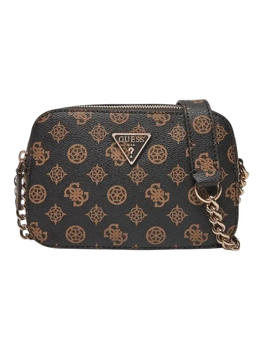 GUESS Women's Bag NOELLE CROSSBODY CAMERA HWPZ78 79140 MLO Brown