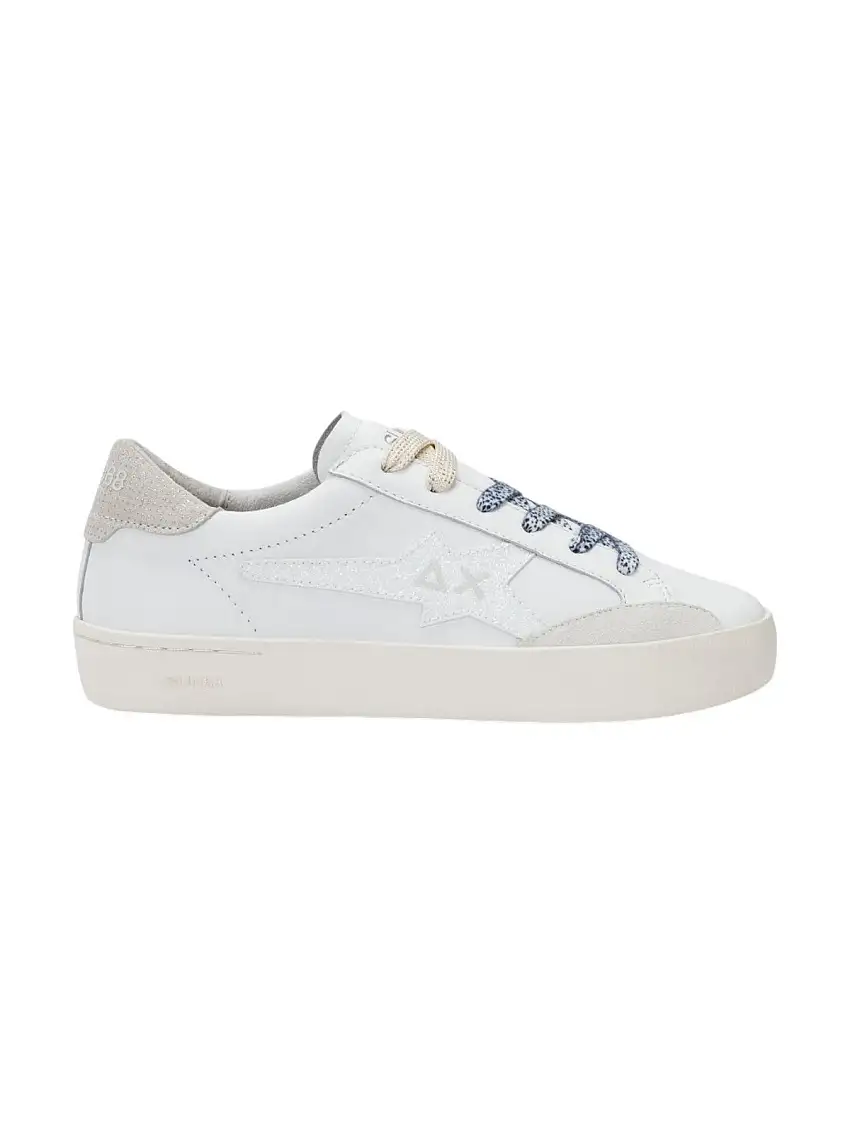 SUN68 Women's Sneaker Katy Leather Z35225 01 White